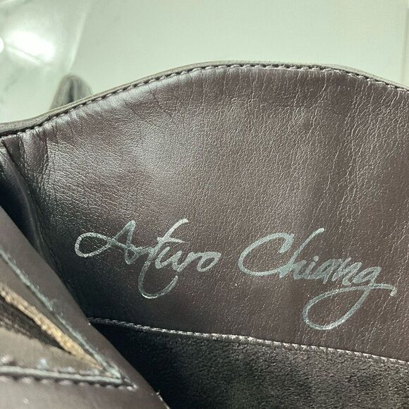 ARTURO CHIANG Falicity Tall Leather Riding Boots - Picture 9 of 11